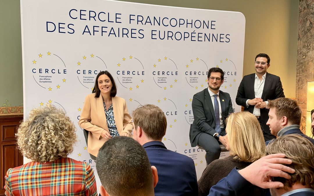 Rencontre avec la Ministre-Présidente du Parlement de la Fédération Wallonie-Bruxelles, Elisabeth Degryse et le Ministre-Président du Parlement de Wallonie, Adrien Dolimont