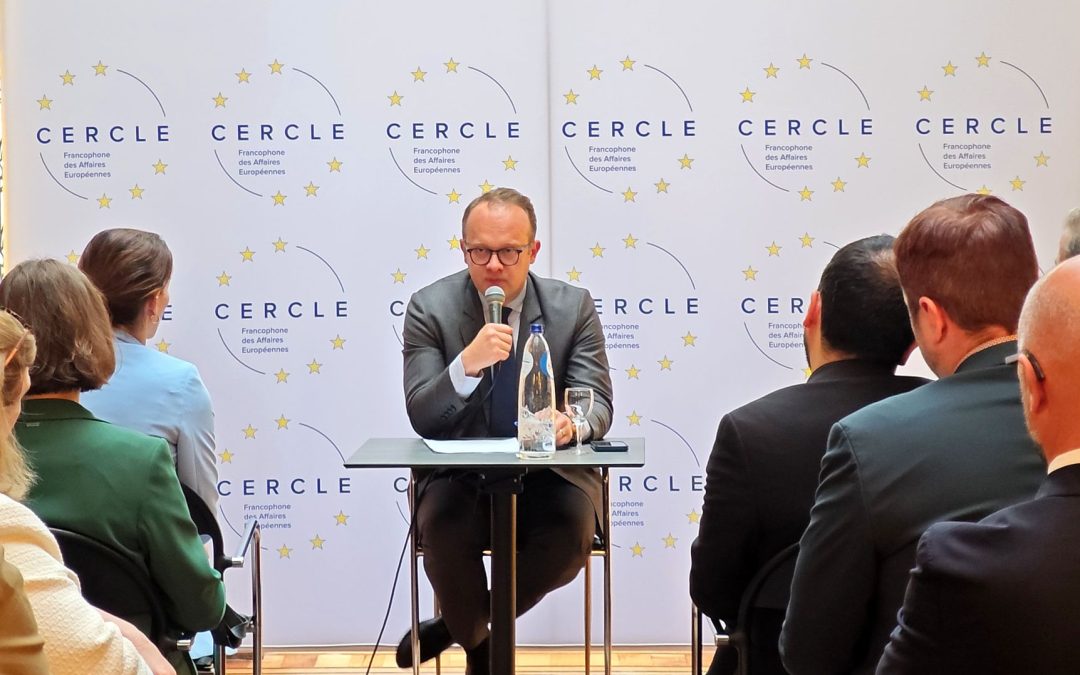 Rencontre avec Alexandre Adam, directeur adjoint du Cabinet de Von der Leyen, Présidente de la Commission européenne (en collaboration avec Sopra Steria Next) « Le Cadre financier pluriannuel (CFP) et les grandes priorités européennes »